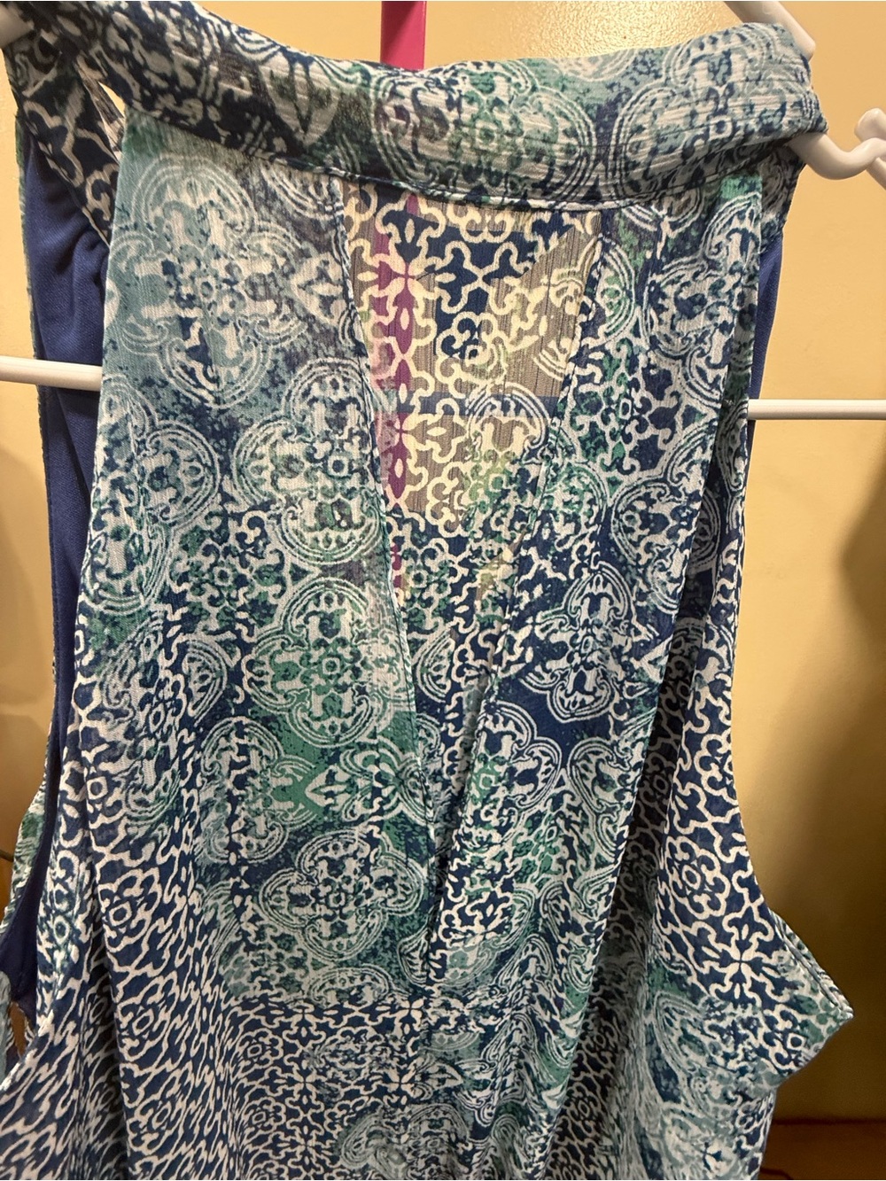 Banana Republic Blue Paisley Print Mini Dress - Picture 10 of 10